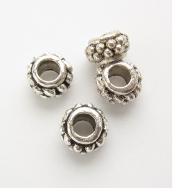 Tibetan Double Dotted Spacers